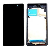 Дисплей Sony D6502 Xperia Z2 L50W/D6503 + тачскрин (сенсор), черный, в рамке