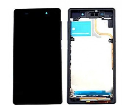 Lcd Sony D6502 Xperia Z2 L50W / D6503 + touch-screen (sensor), black, in frame
