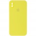 Чехол Silicone Case Square Full Camera Protective (AA) для Apple iPhone XS (5.8