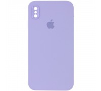 Чехол Silicone Case Square Full Camera Protective (AA) для Apple iPhone XS (5.8