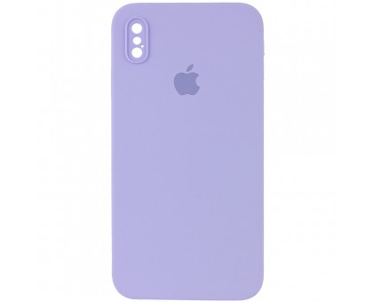 Чехол Silicone Case Square Full Camera Protective (AA) для Apple iPhone XS (5.8