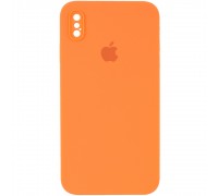Чехол Silicone Case Square Full Camera Protective (AA) для Apple iPhone XS (5.8