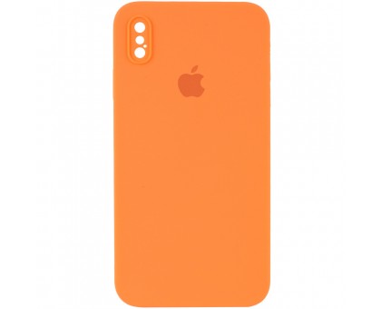 Чехол Silicone Case Square Full Camera Protective (AA) для Apple iPhone XS (5.8