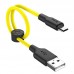 Дата кабель Hoco X21 Plus Silicone MicroUSB Cable (0.25m)