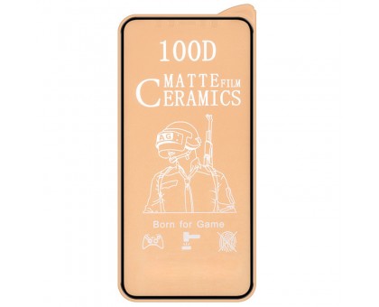 Защитная пленка Ceramics Matte 9D (без упак.) для Apple iPhone 12 Pro Max (6.7