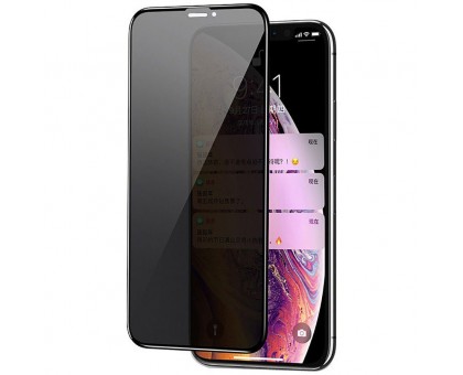 Защитное стекло Privacy 5D (full glue) (тех.пак) для Apple iPhone 11 / XR (6.1