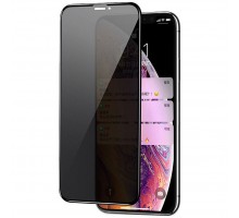 Защитное стекло Privacy 5D (full glue) (тех.пак) для Apple iPhone 12 Pro / 12 (6.1