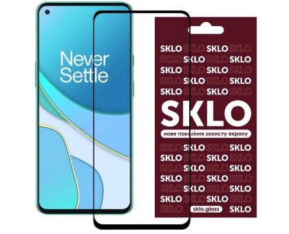 Защитное стекло SKLO 3D (full glue) для OnePlus 8T