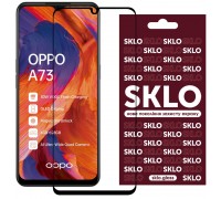 Защитное стекло SKLO 3D (full glue) для Oppo A73