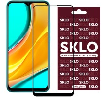 Защитное стекло SKLO 3D (full glue) для Xiaomi Redmi 9 / Poco M3 / Note 9 4G / Redmi 9T