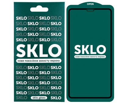 Защитное стекло SKLO 5D (full glue) для Apple iPhone 11 (6.1
