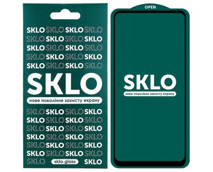 Защитное стекло SKLO 5D (full glue) для Huawei P Smart (2021)