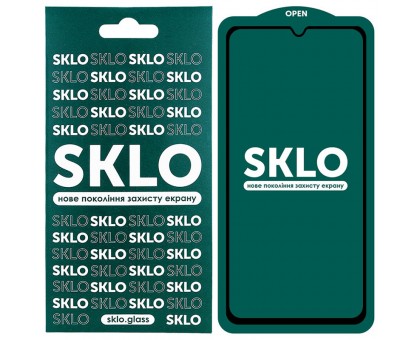 Защитное стекло SKLO 5D (full glue) для Huawei Y6p