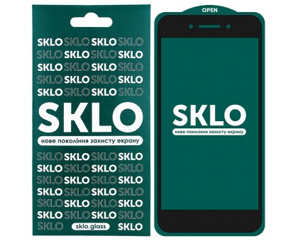 Защитное стекло SKLO 5D (full glue) для Oppo A71