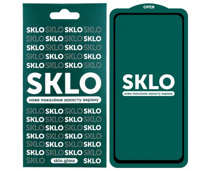 Защитное стекло SKLO 5D (full glue) для Samsung Galaxy A11