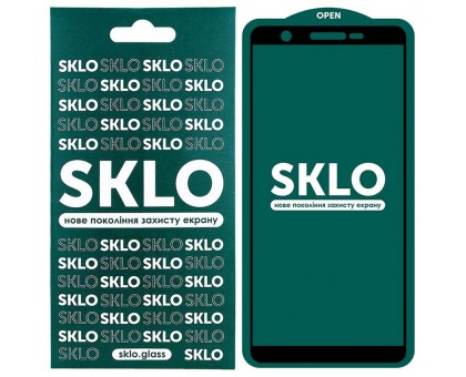 Защитное стекло SKLO 5D (full glue) для Samsung Galaxy M01 Core / A01 Core